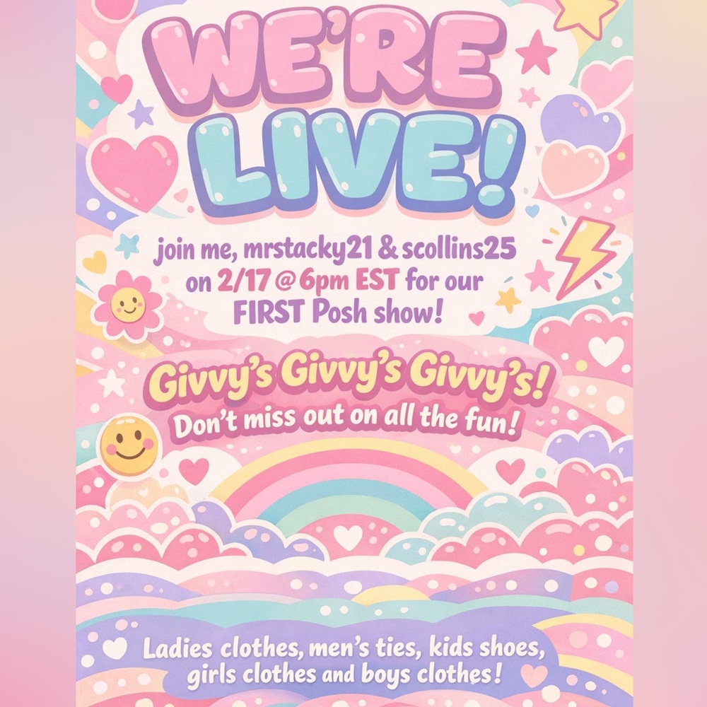 Join us for our F I R S T live!!🥳🤩